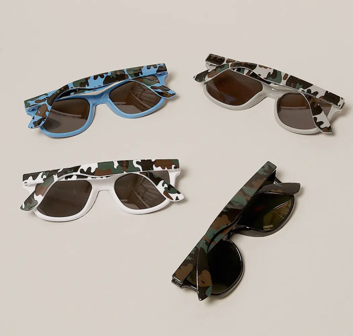 Kids Camo Print Sunglasses