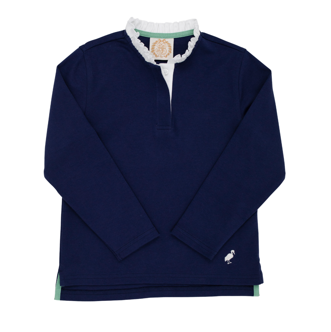 Ramsey Rugby Shirt - Ruffle Nantucket Navy/Worth Avenue White