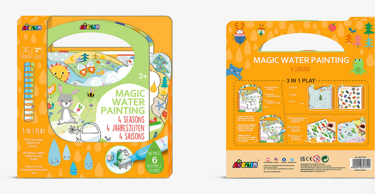 Easy and Fun Paint Magic with Water: Fairies and Friends [Book]