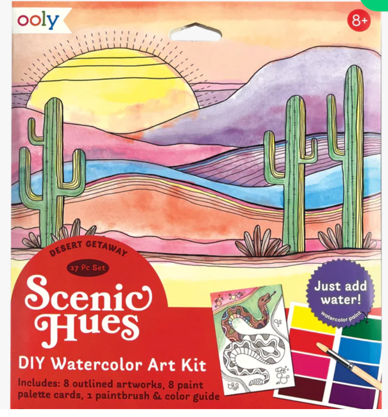 iHeartArt Travel Art Pack Watercolors + Fine Line Pen