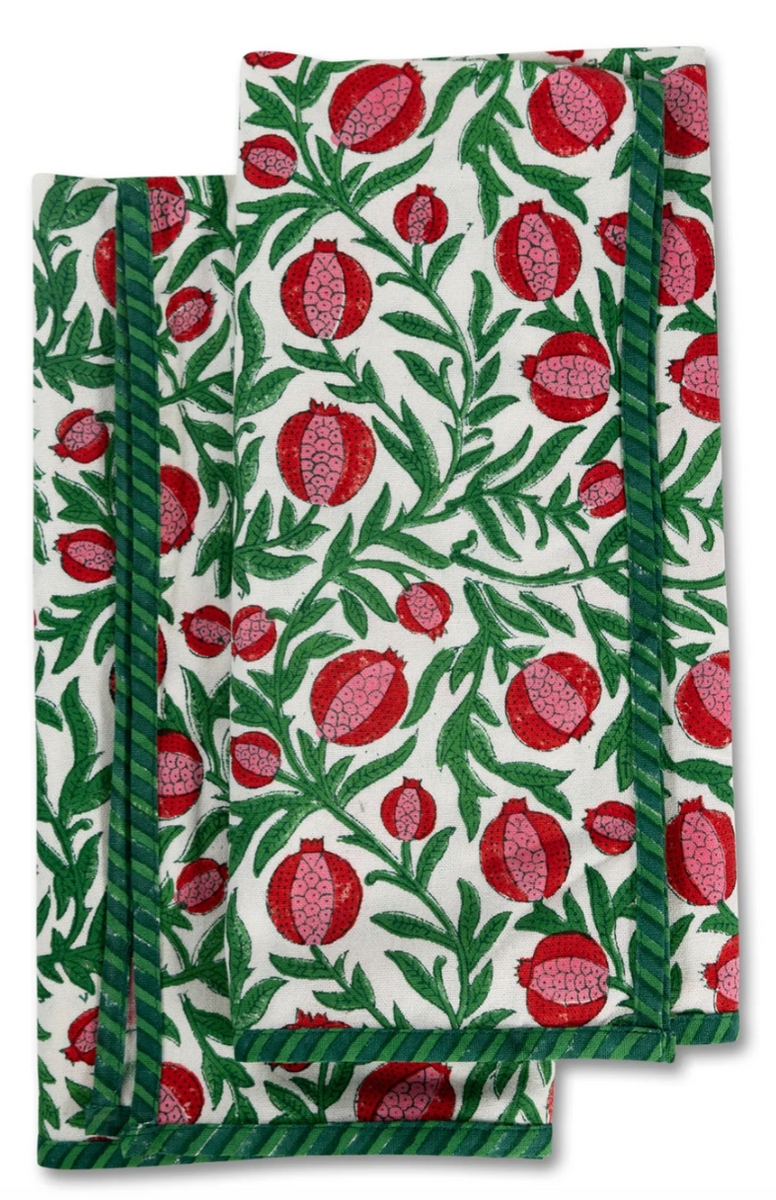 Furbish Holiday Prints Tea Towels, Set of 2