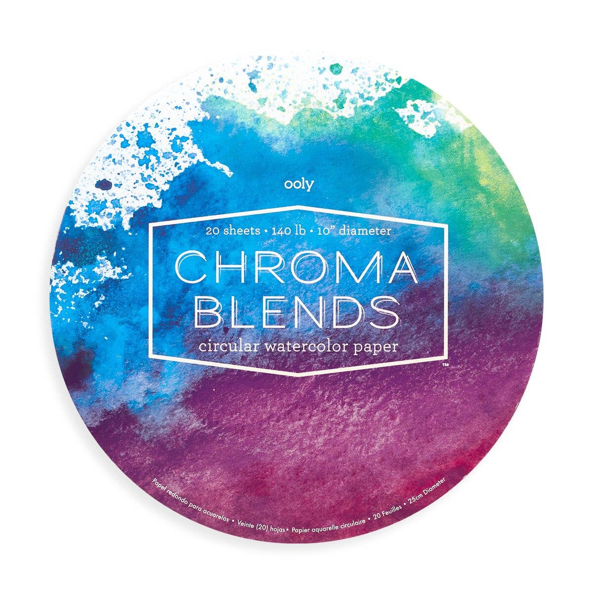 Chroma Blends Watercolor Paint Brushes - Set of 6