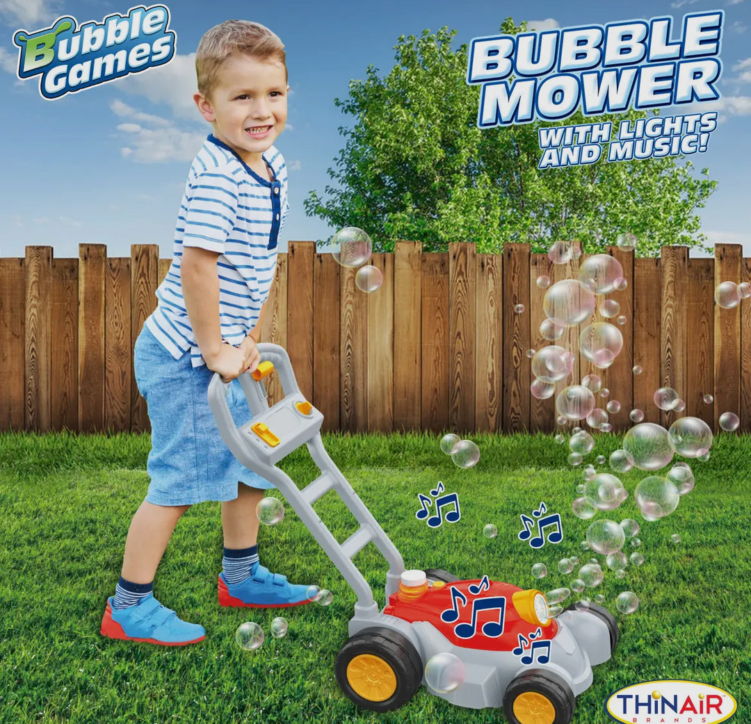 Bee happy bubble lawn mower on sale