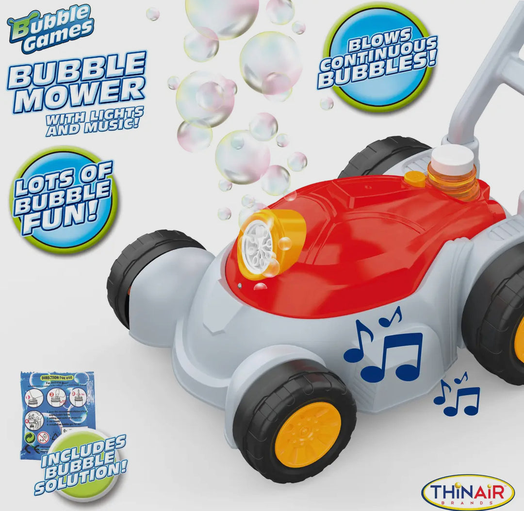 Push and bubble mower online