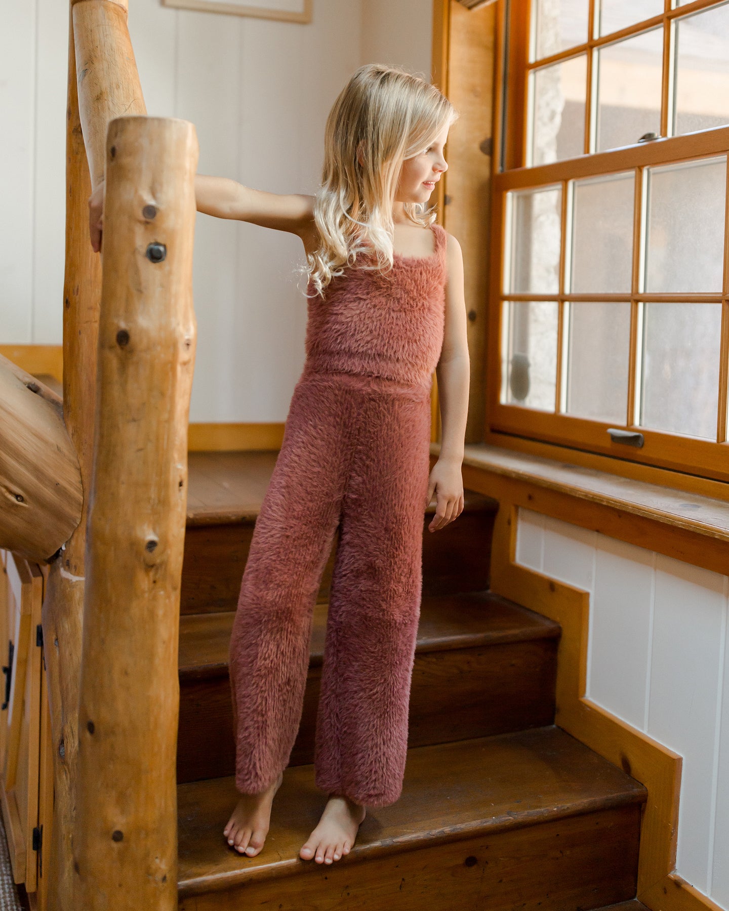 Ruby Boxy Crop Fuzzy Cardigan | Rylee + Cru – the blue béret