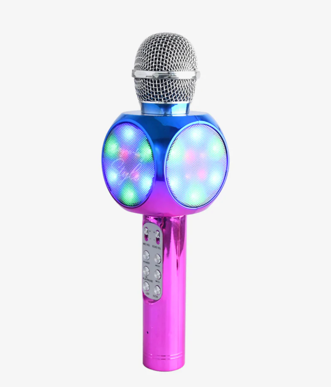 Metallic Karaoke Microphone & Bluetooth Speaker – the blue béret