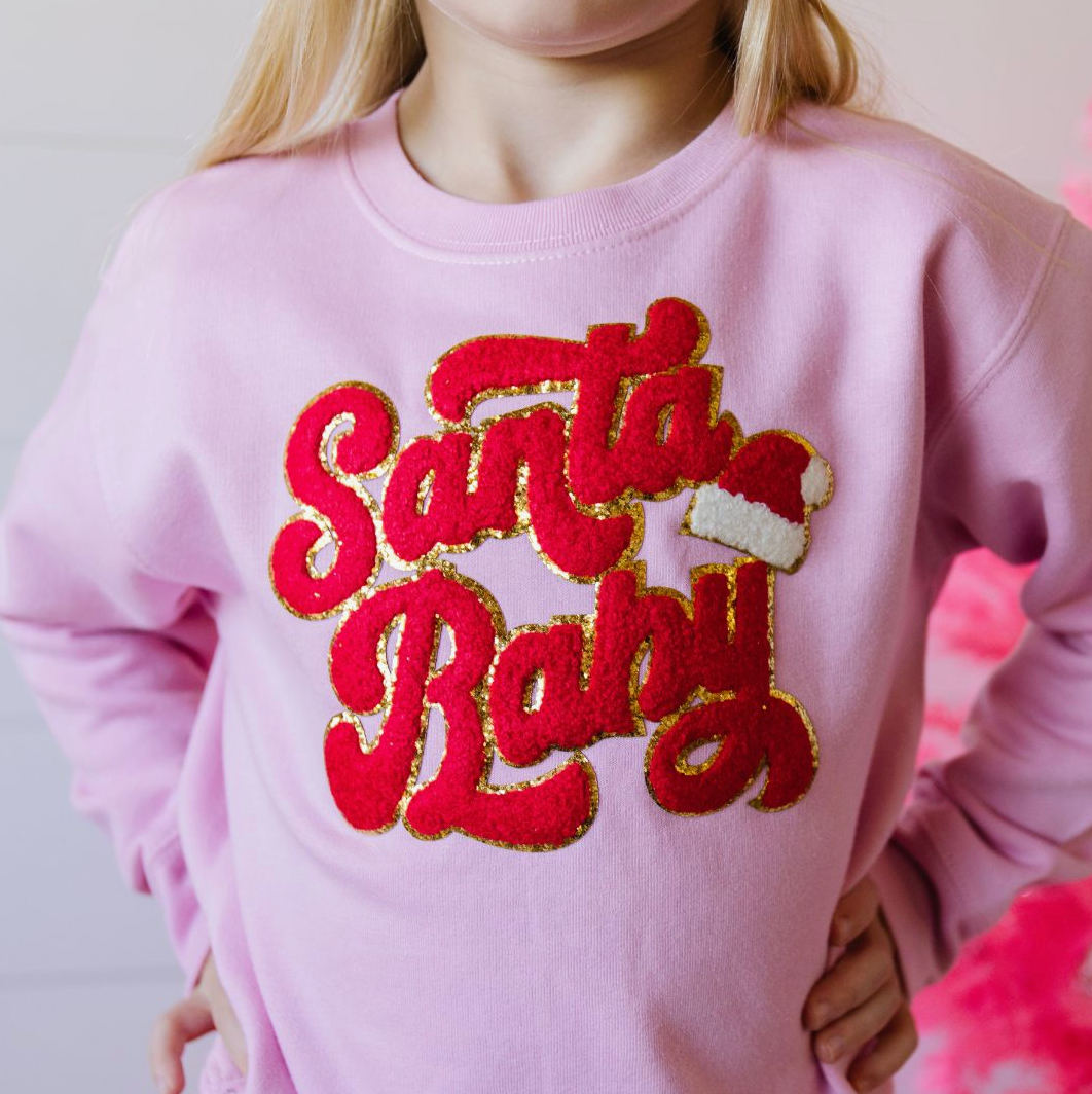 Santa baby sweatshirt sale