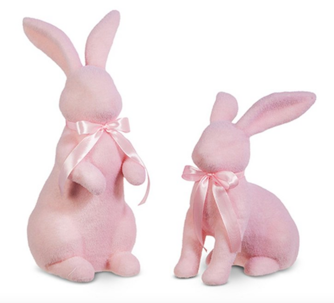 Easter Flocked on sale Bunny 27