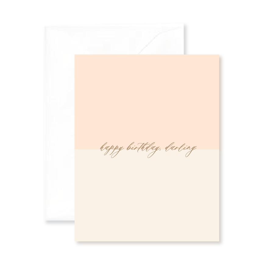 Happy Birthday, Darling Greeting Card - Pink – the blue béret