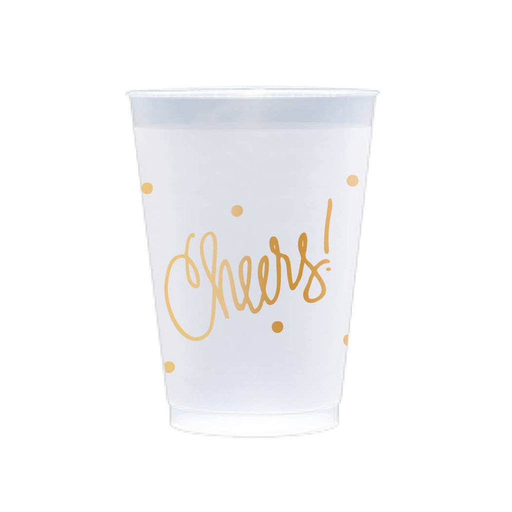 Modern Last Name Frosted Cups – SipHipHooray