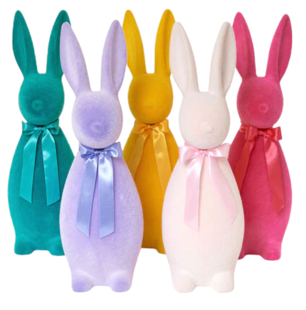 Flocked Bunny, Bunny Decor, Easter Bunny, Easter Decor, Easter Bunny Décor selling