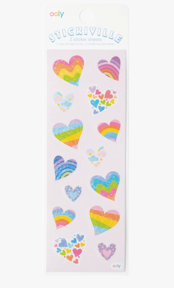 C232 Crystal Pink Hearts – Violette Stickers