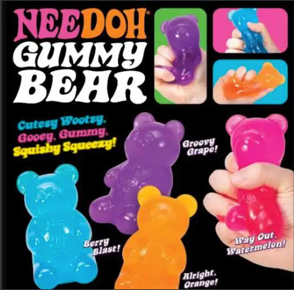 Schylling® NeeDoh™ Dog Gummy Bear - Assorted Colors