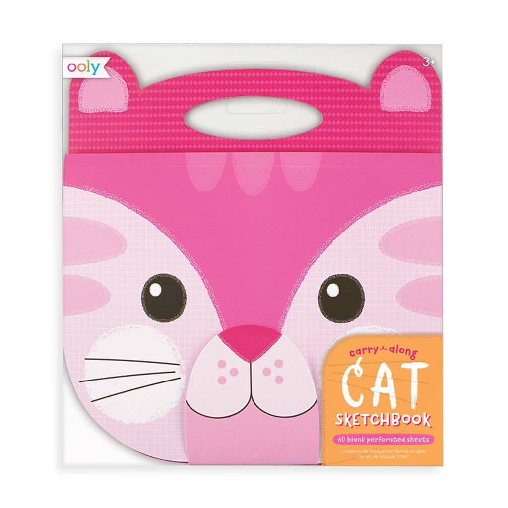 Sketch IT!: Pink Fox Themed Create Your Own Story Book Small Sketch Pad 108  Blank Pages, 7.5 x 9.25 inches