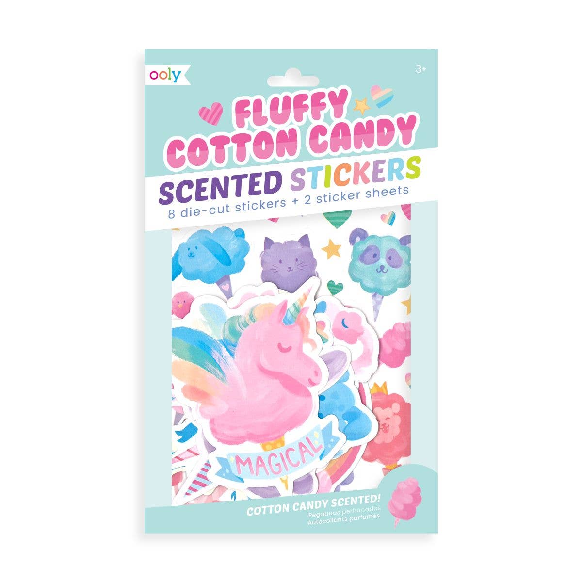 Fluffy Cotton Candy Scented Stickers – the blue béret
