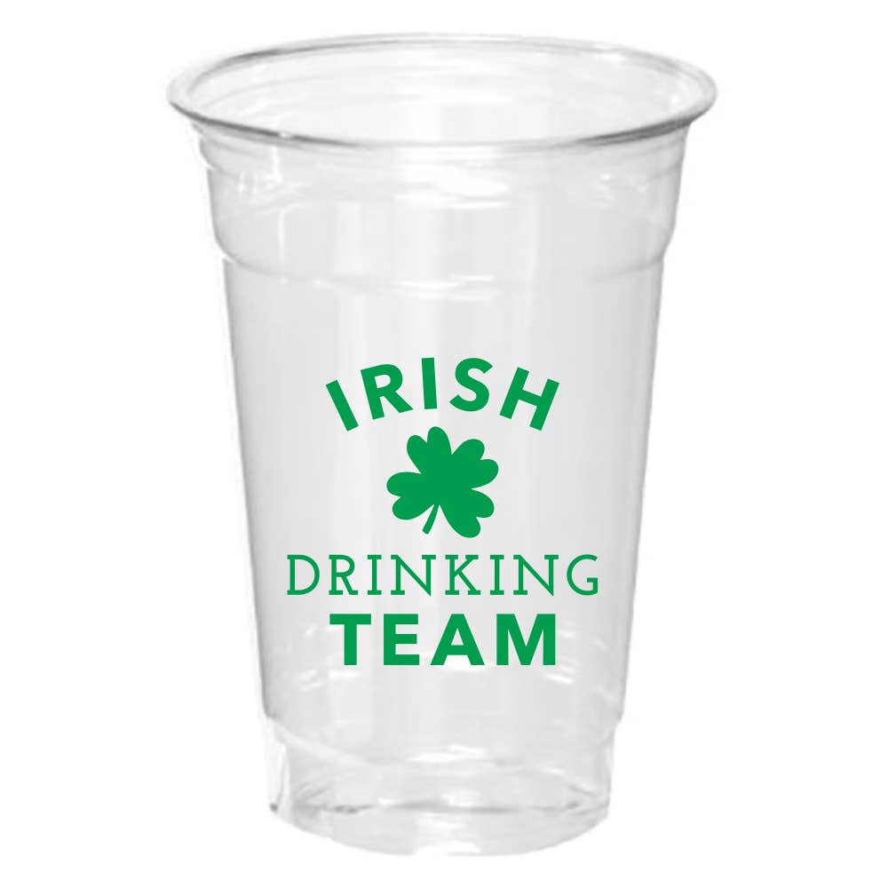 St. Patrick's Day Disposable Cups | Irish Team - Set of 8 – the blue béret